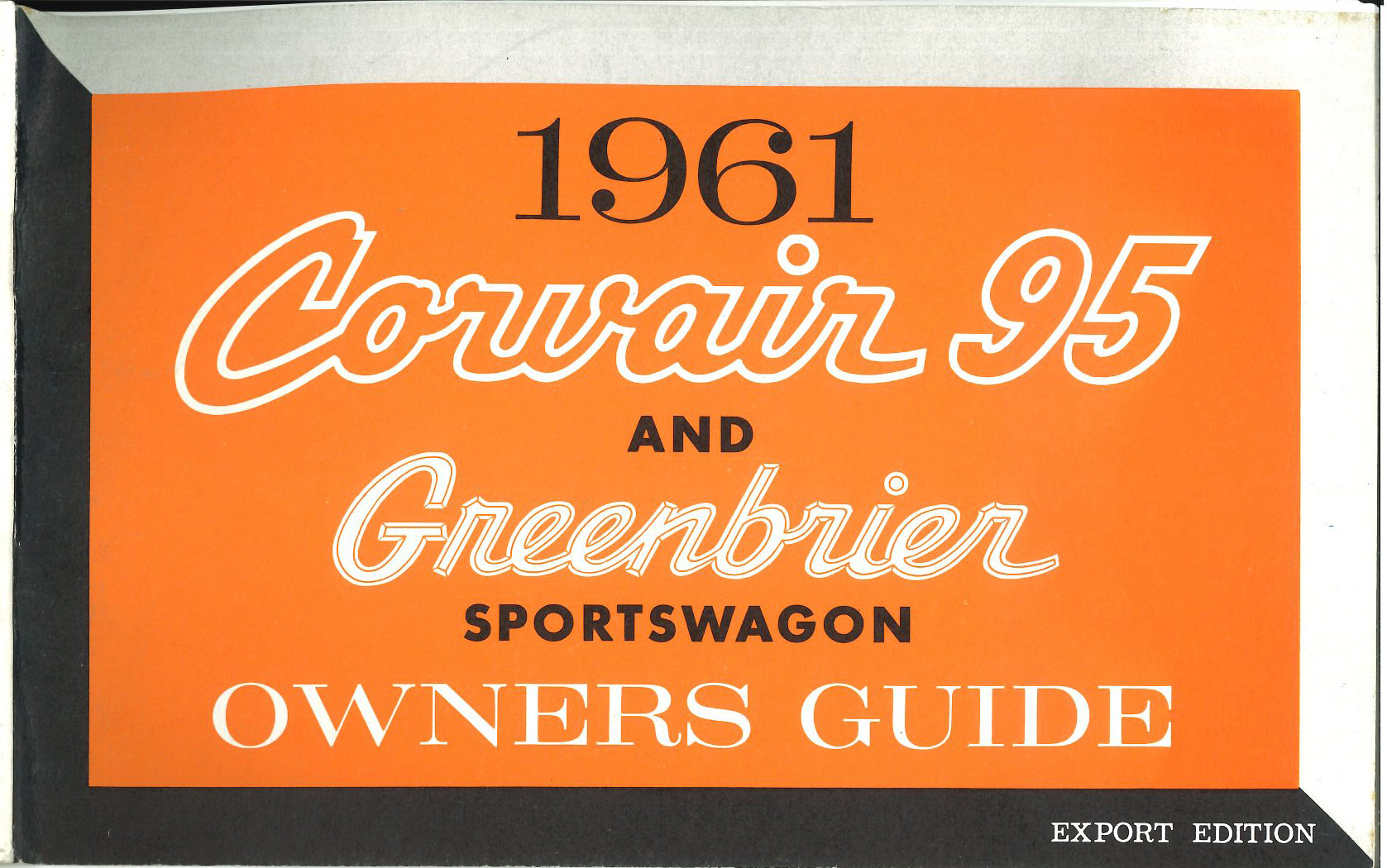 1961 Owner Manual Export version