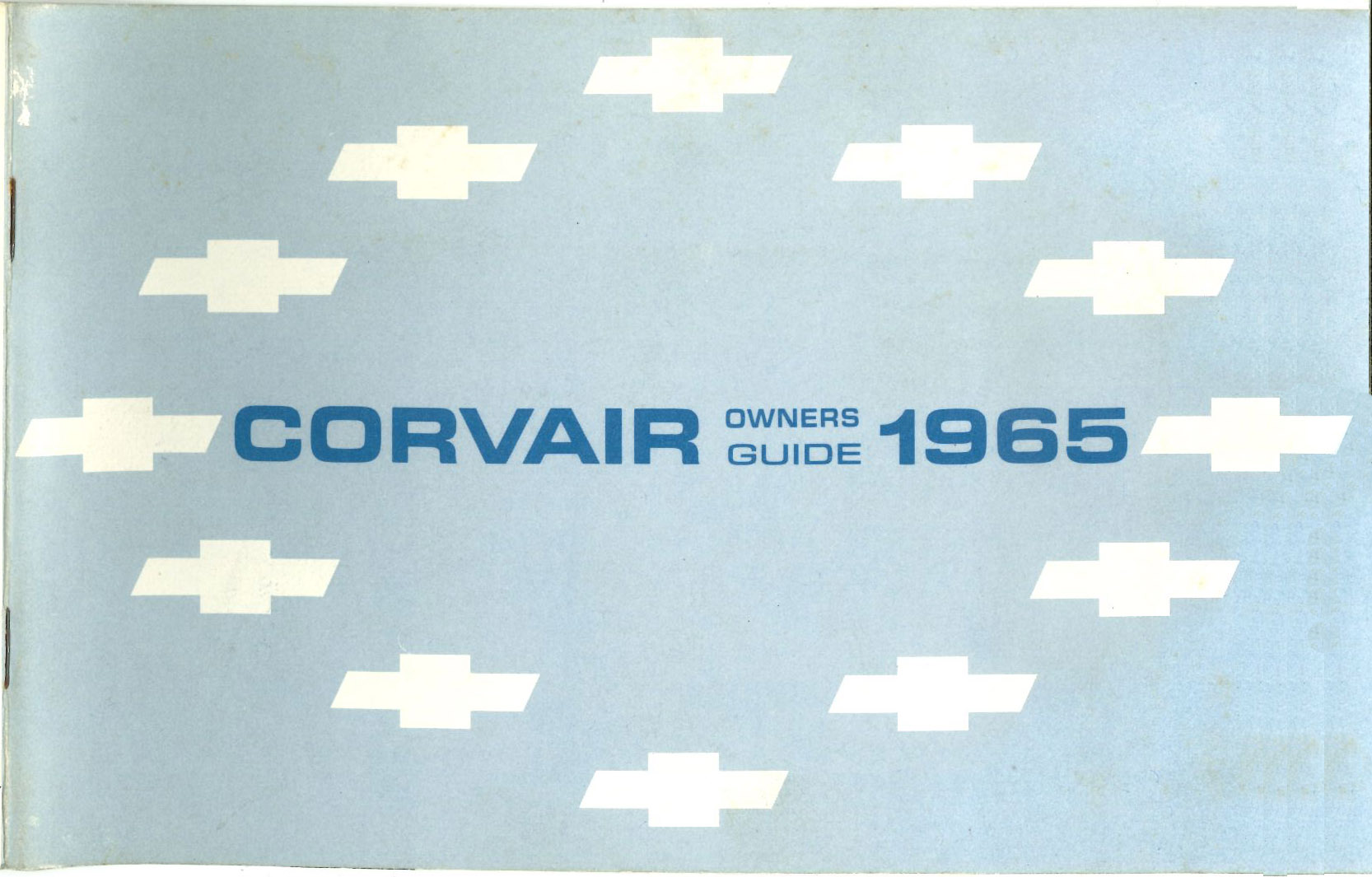 1965 Corvair Owners Guide Cover